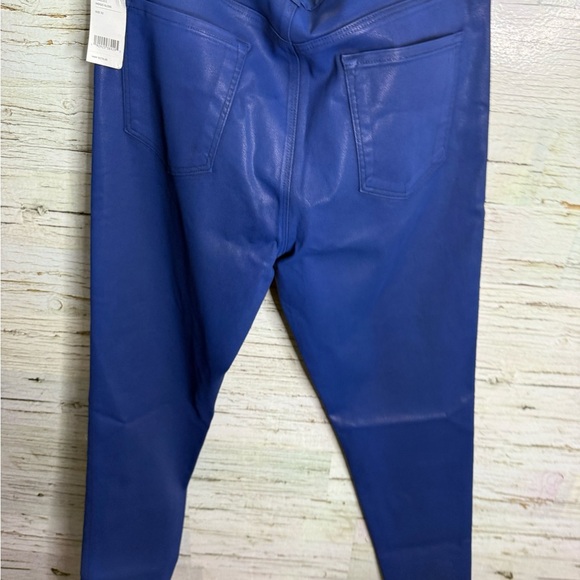 J Brand Maria High Rise Blueberry Coated Skinny indigo gloss NWT size 32 - Picture 8 of 10